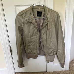 Faux Leather Jacket